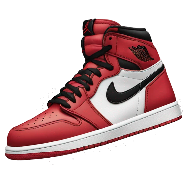 air jordan 1 left sided emoji