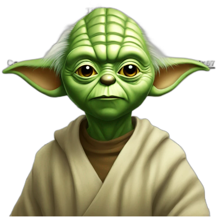 Yoda, mugshot emoji