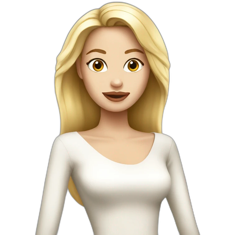 Angelina blonde emoji