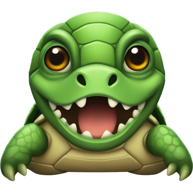 Evil turtle emoji