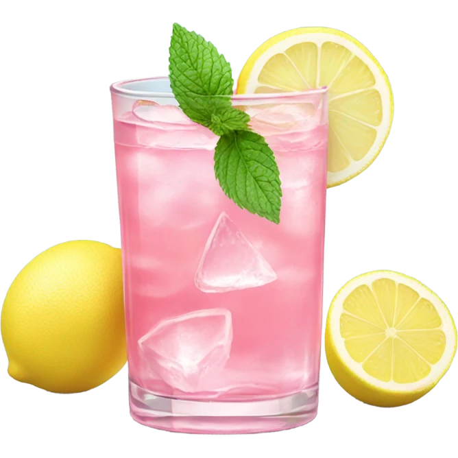 Pink lemonade emoji