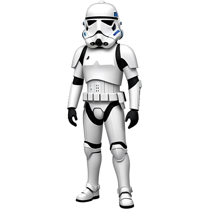 Full body storm trooper from Star Wars emoji