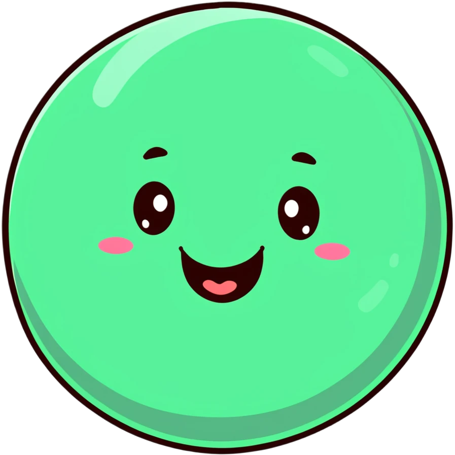 earth planet with cute smiling face, happy expression emoji