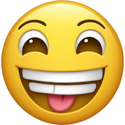 wet laughing love face emoji