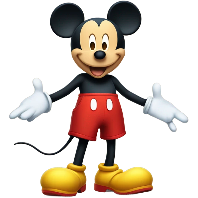 Mickey mouse emoji