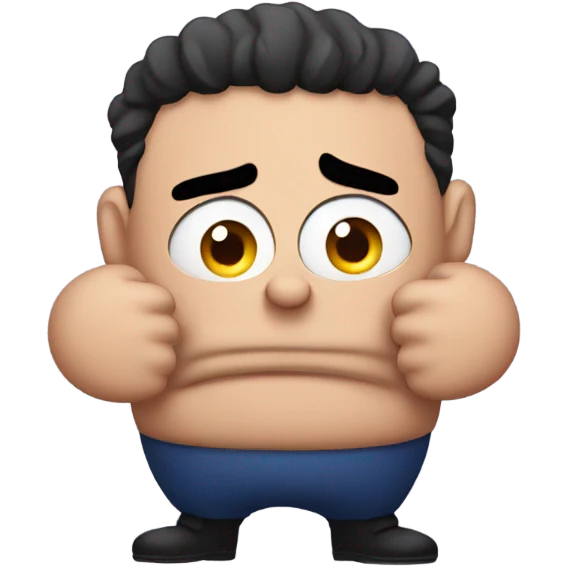 Strongman confused  emoji