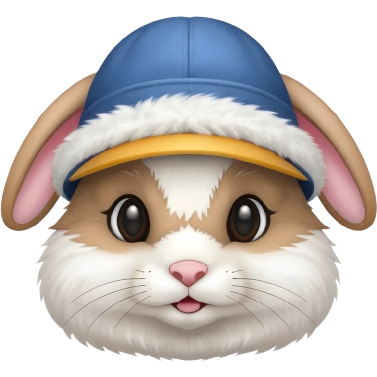 A bunny with a hat that says 67 emoji