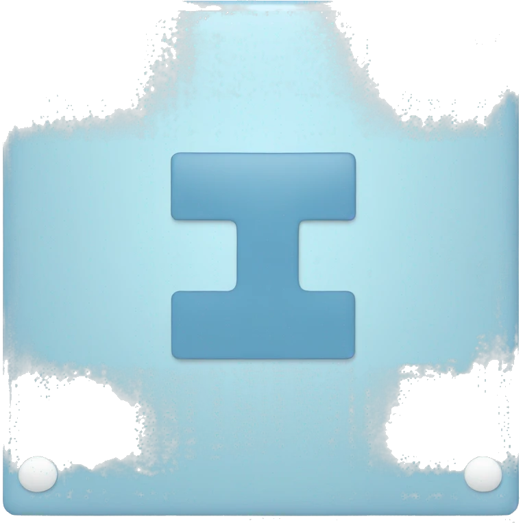 a light blue square with a white R1 in the middle emoji
