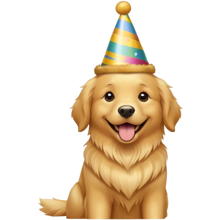 Golden Retriever Golden  birthday  emoji