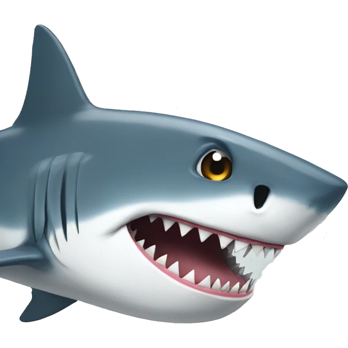 Shark with cat emoji