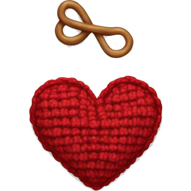 Crotchet heart emoji