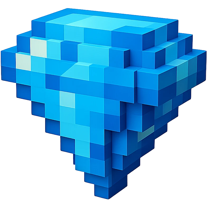 blue diamond emoji