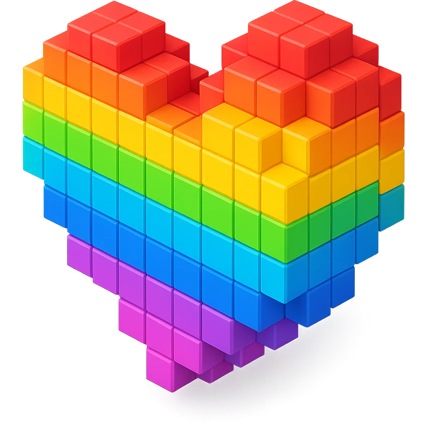 Heart rainbow  emoji