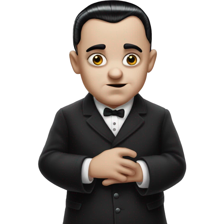 pubert addams baby, character movie from addams family emoji