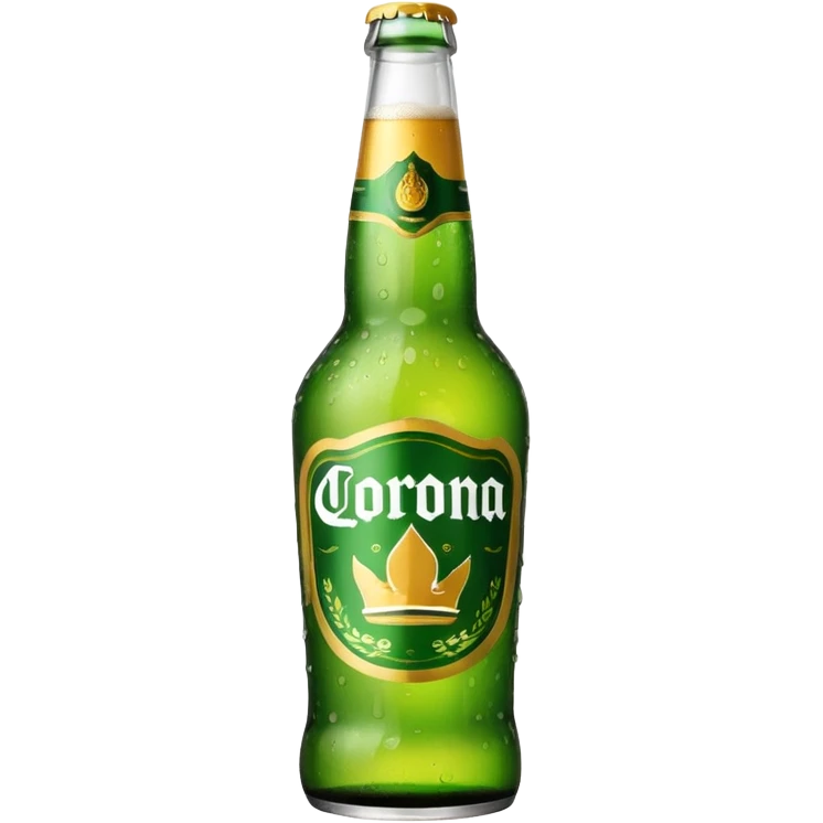 Corona Bier Flasche als emoji emoji