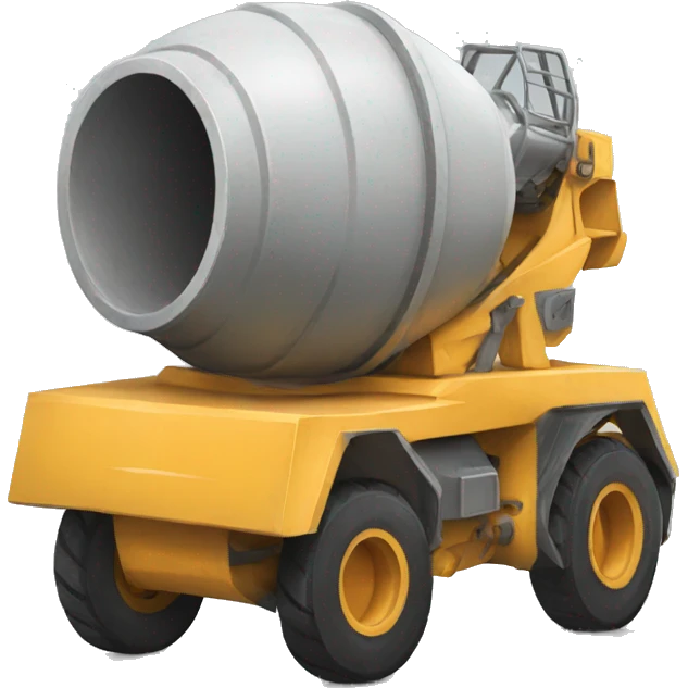 Concrete mixer emoji