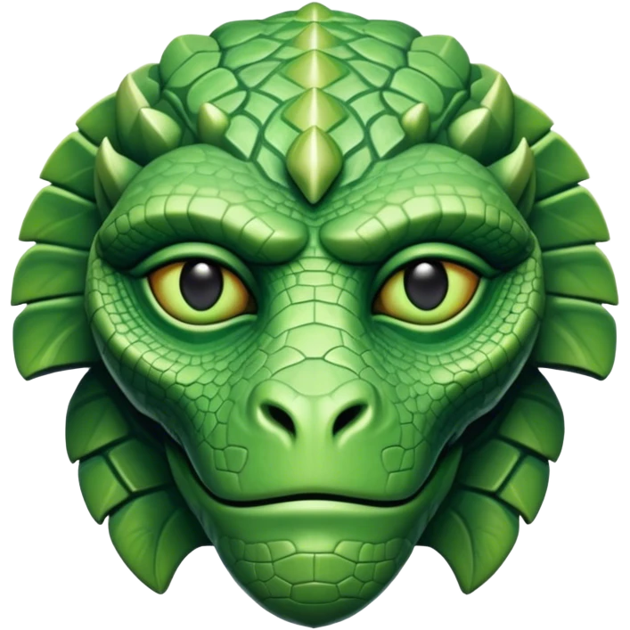 fullbody annunaki reptilian head emoji
