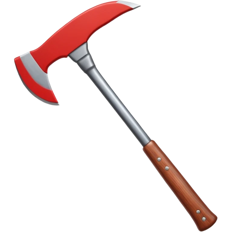 A red Axe  emoji
