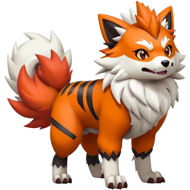 Zigzagoon-Arcanine-Zorua-Zangoose-Hybrid (Full body) emoji