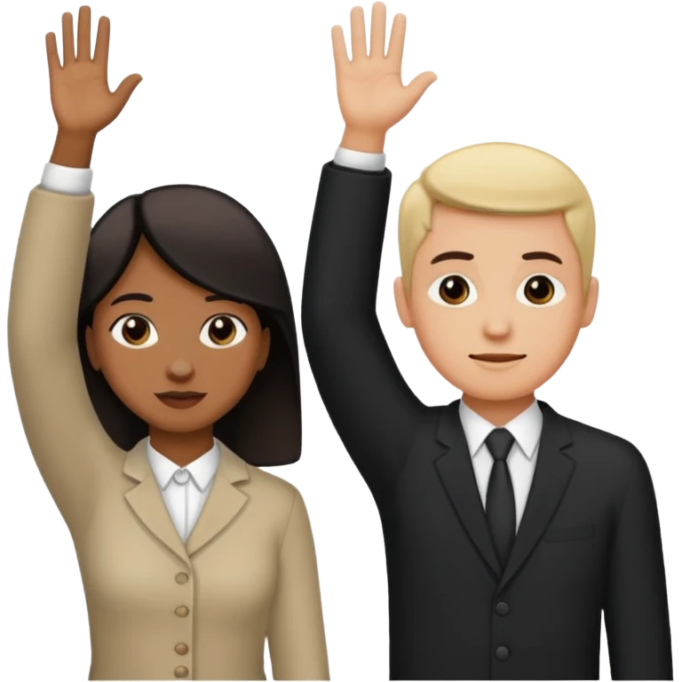 🙇+🙋 create emoji different emoji