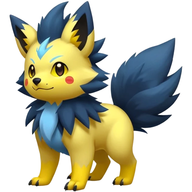 Manectric-Zorua-Yamper-Fakémon-hybrid-creature (full body)  emoji