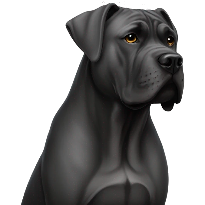 dog Cane Corso in profile emoji