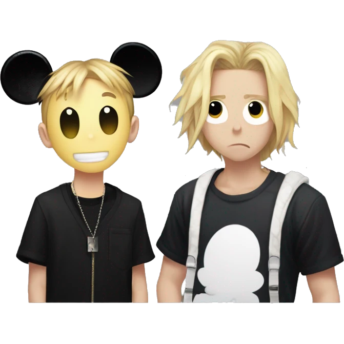 Mickey mouse and Mikey from Tokyo revengers  emoji