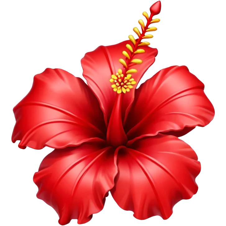 hibiscus claw clip emoji