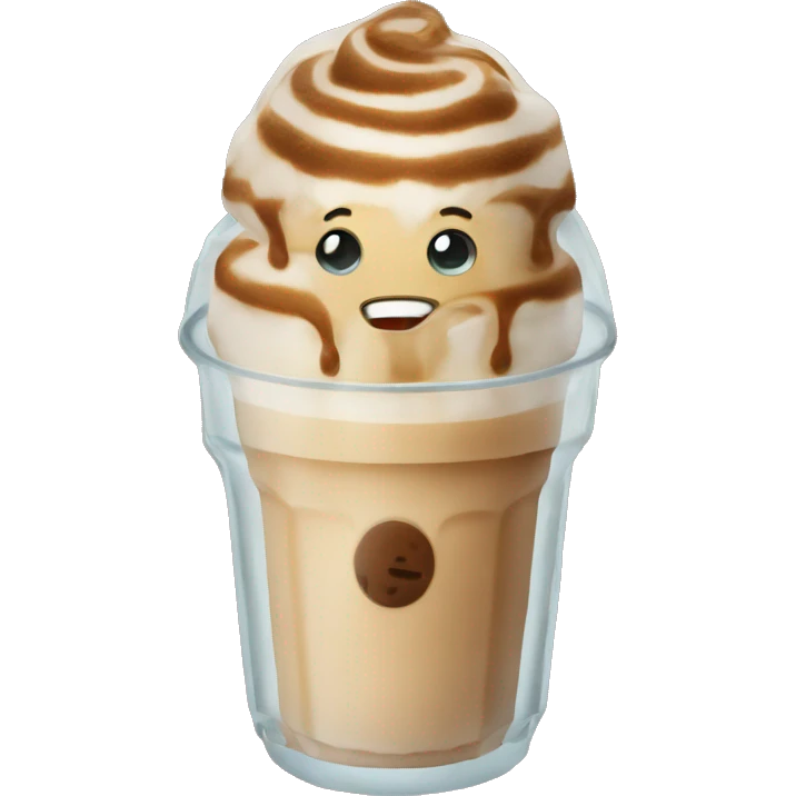 Ice latte emoji