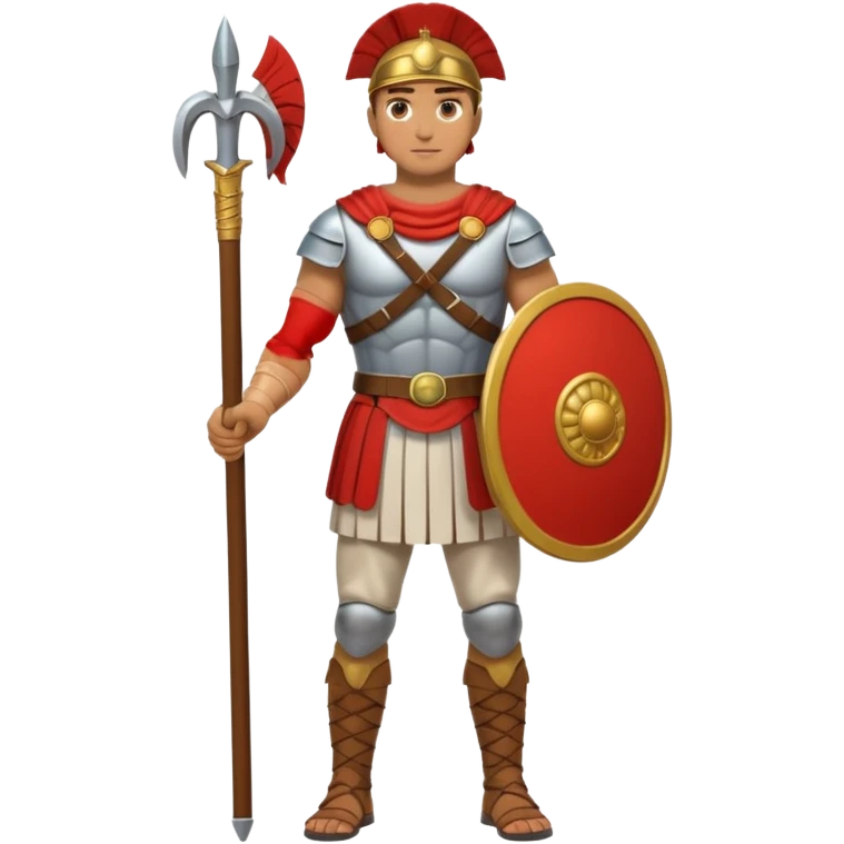 emoji de soldado romano alto y fuerte cuerpo entero emoji