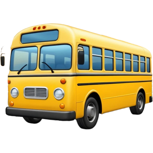 bus on the road emoji