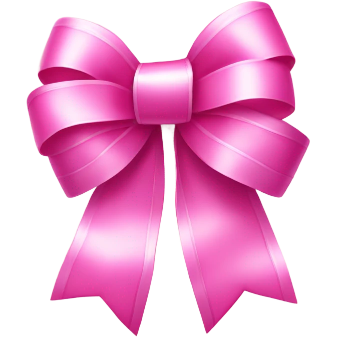 Pink bow emoji