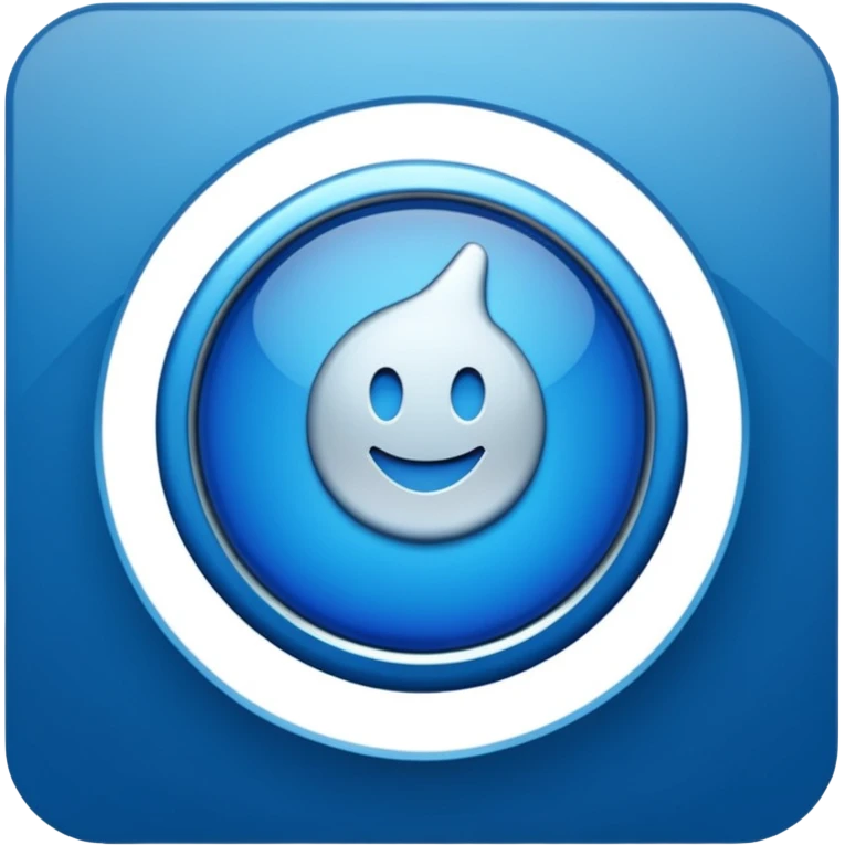 Generate a blue meta verified badge emoji