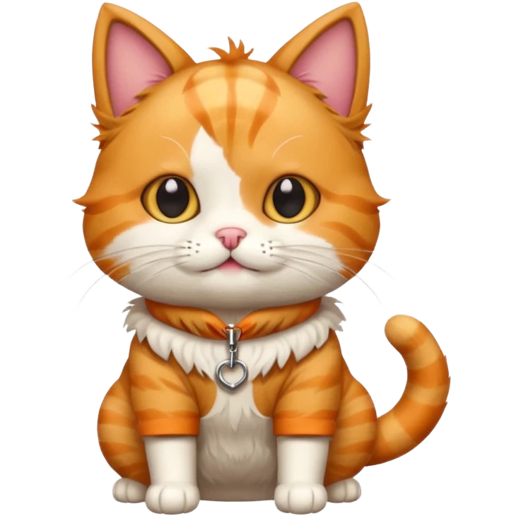 cat wearing a dog costume  emoji