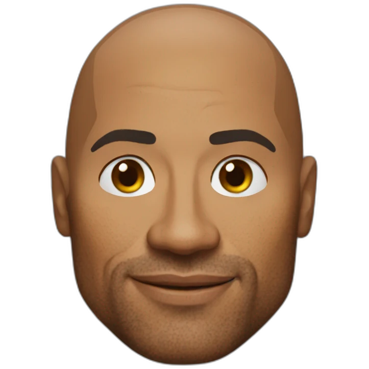 Dwayne Johnson emoji