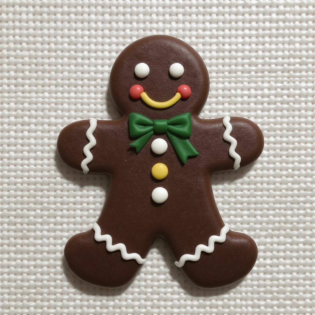 gingerbread man emoji
