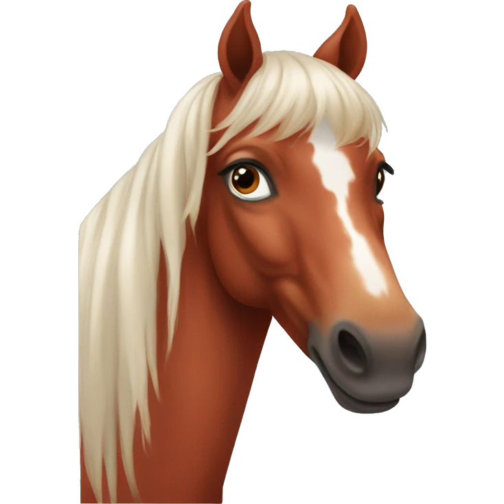 a red appaloosa horse  emoji