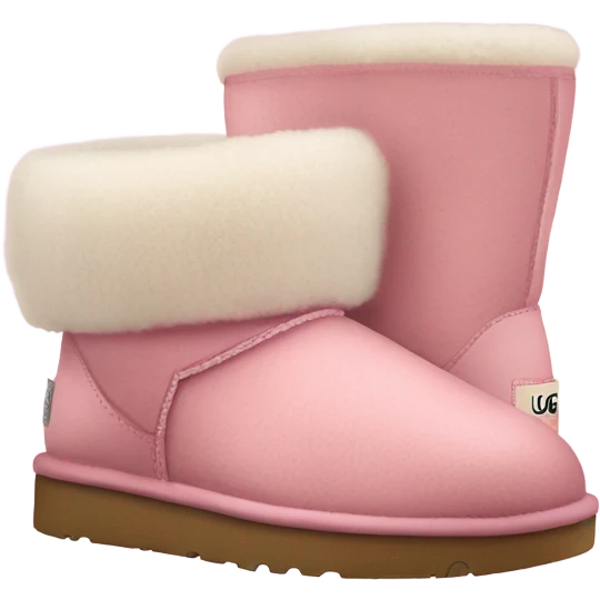 Pink uggs emoji