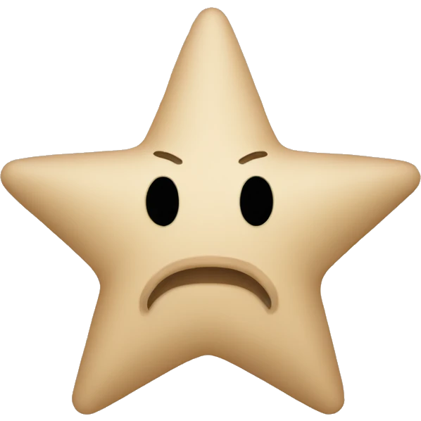 rick owens star upside-down  emoji