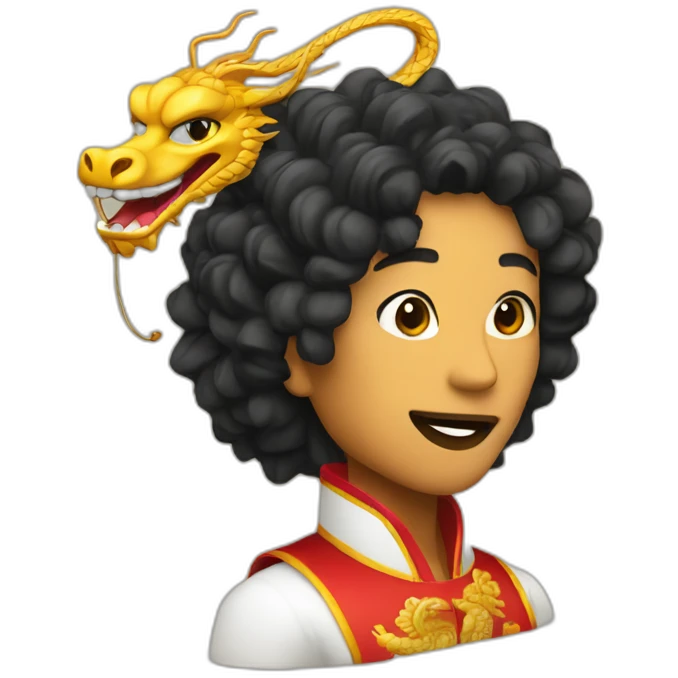 Sisqò singer with a chinese dragon emoji