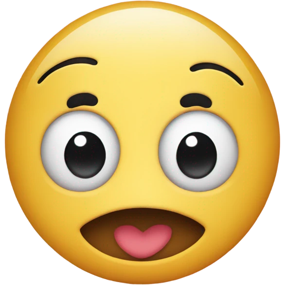🤭 emoji with heart eyes emoji