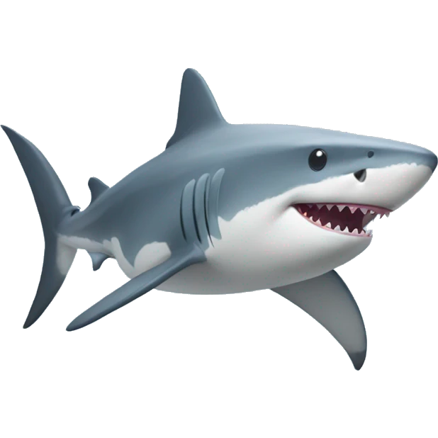 Un requin qui dit bonjour  emoji