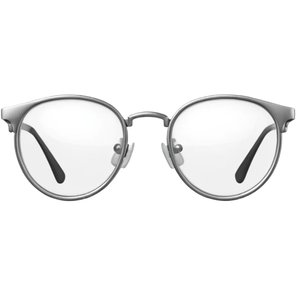 Create a high-quality 3D render that transforms the emojis 👓  into realistic 3D objects.
 emoji