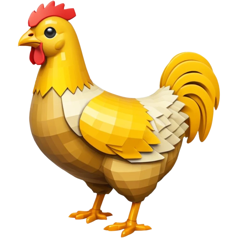 minecraft chicken blocklike emoji