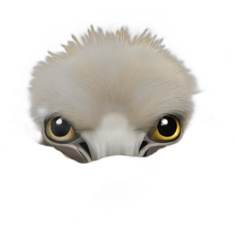 ostrich head in sand emoji
