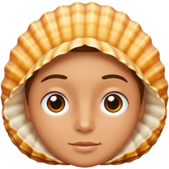 Human stuffed shell emoji