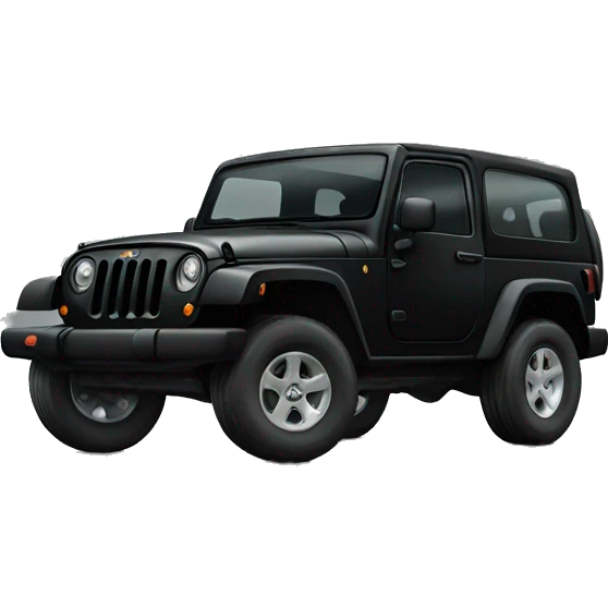 black jeep  emoji