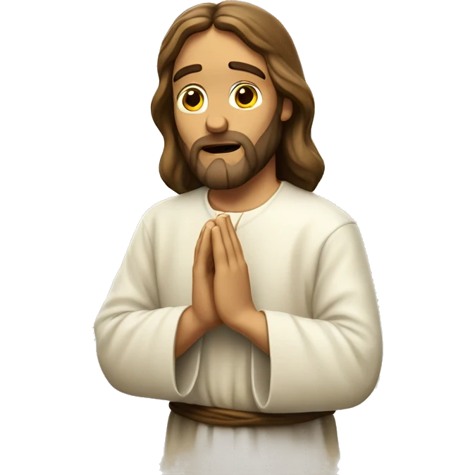 Catholic Jesus Christ praying   emoji