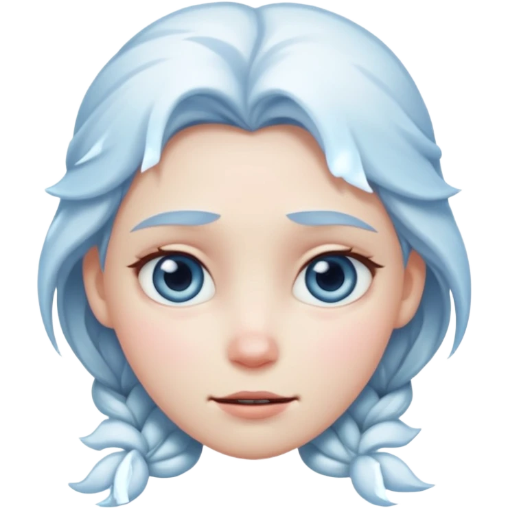 Frozen face with half-lidded eyes emoji