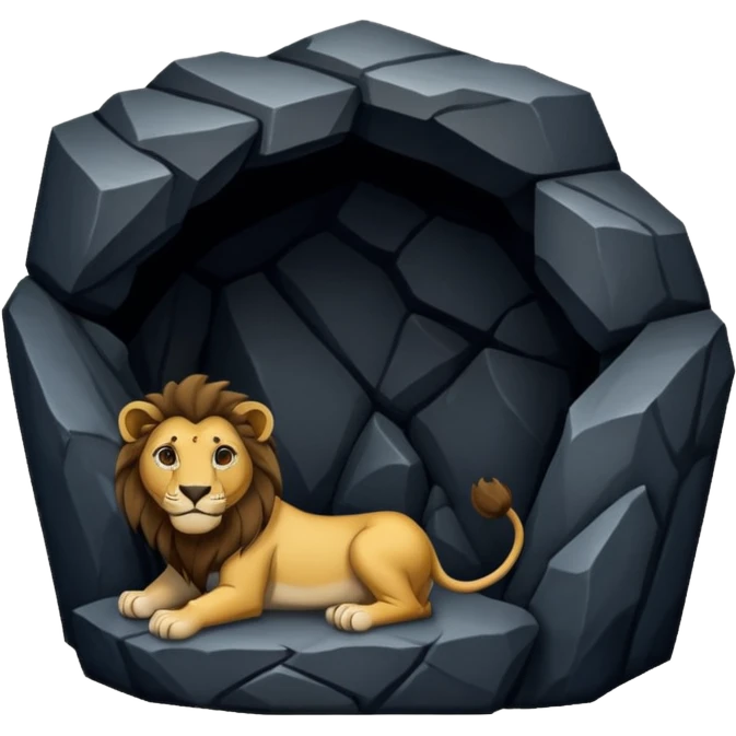 lion's cave emoji